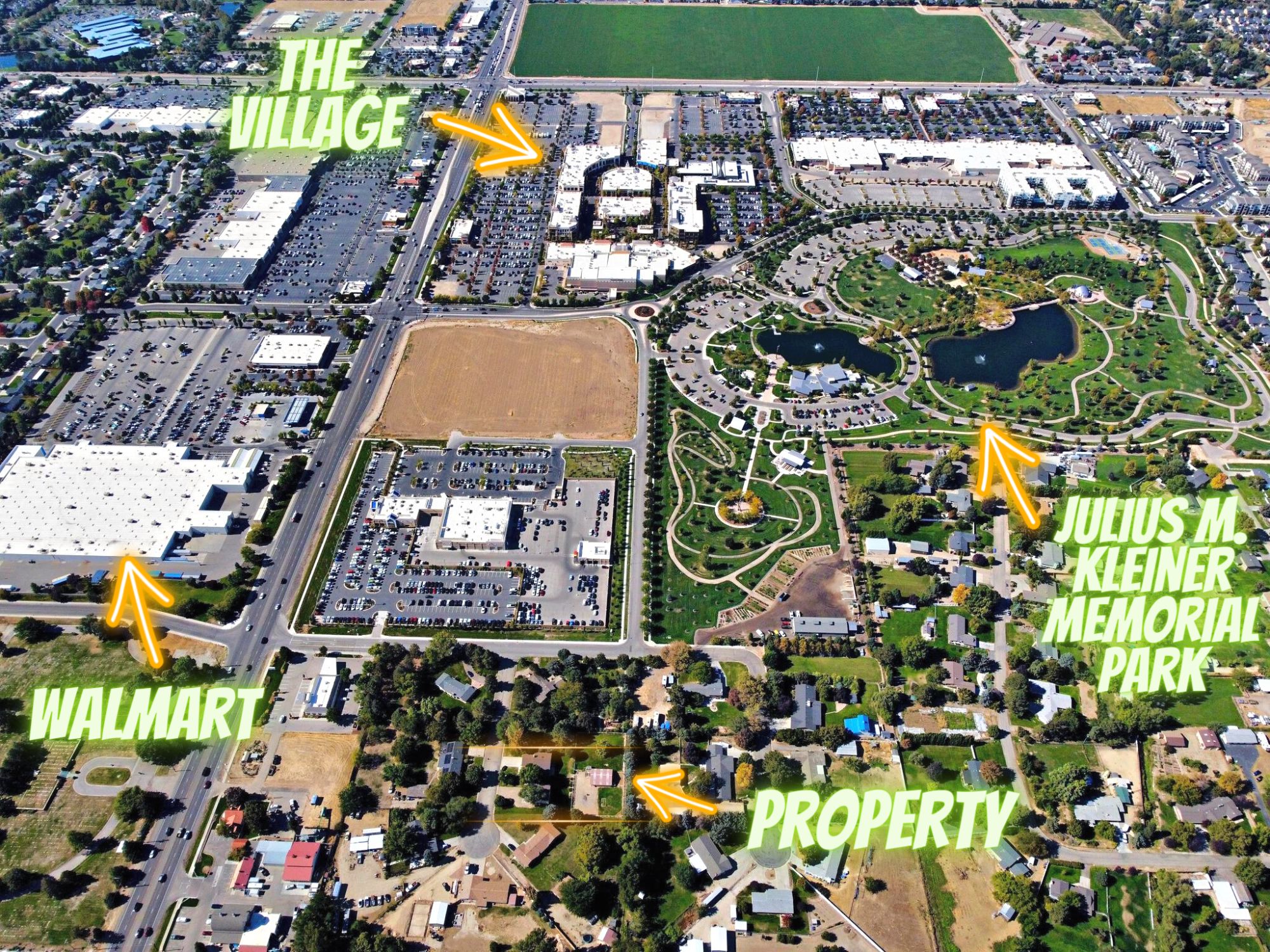 Boise real estate drone photos